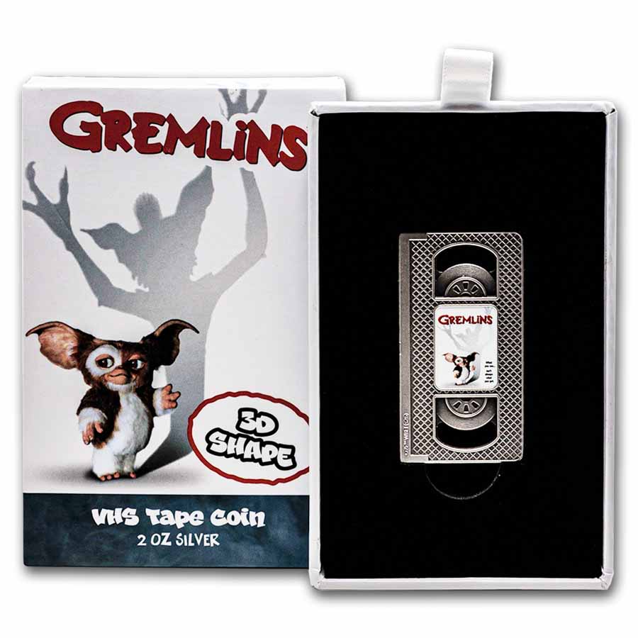 2026 Samoa 2 oz Silver Gremlins VHS Tape (w/ Box & COA) | eBay